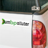 bp - domme vervuiler bumpersticker (Op Truck)