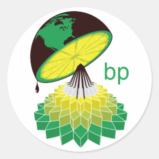 BP Logo versie 2 (Sticker) Ronde Sticker