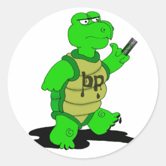 #%$! BP-sticker Ronde Sticker