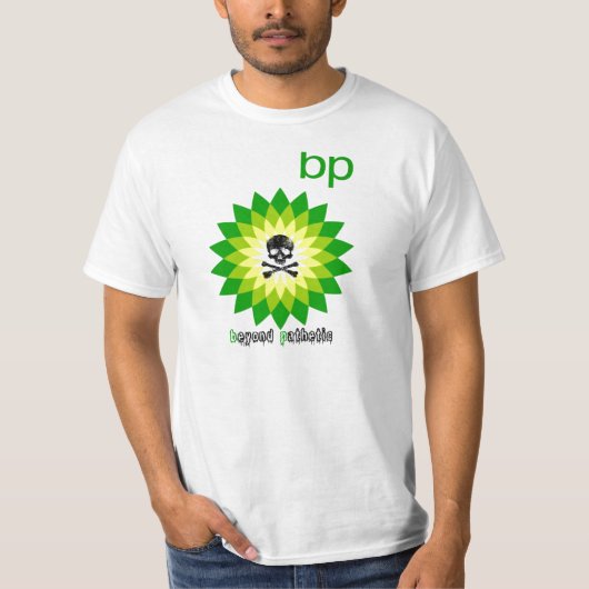BP ver boven het zielige T-shirt (Voorkant)