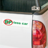 BP-vrije auto Bumpersticker (Op Truck)