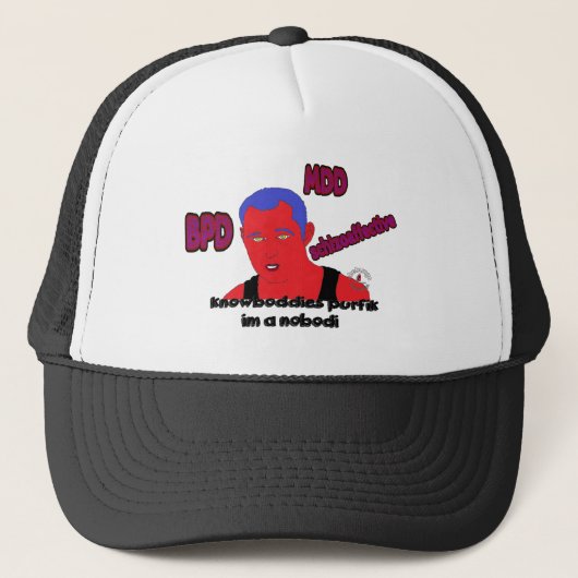 BPD/MDD/Schizoaffectief Trucker Pet (Voorkant)