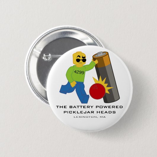 BPPJH Bowled over Button (Voorkant /achterkant)