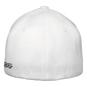 BR385 Casquette brodé blanc (Dos)