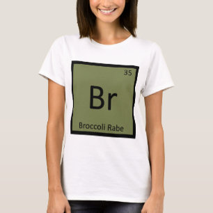 Br - Broccoli Rabe Groente Chemie Symbool T-shirt