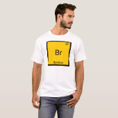 Br - Burritos Chemistry Element Symbol Funny T-shirt (Voorkant volledig)