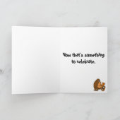 BR- Gorilla Jouer Tuba carte d'anniversaire (Intérieur)