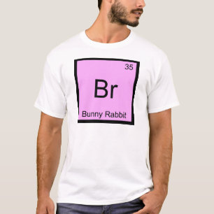 Br - Konijn Konijn Grappig Chemie Elementsymbool T T-shirt