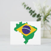 BR van Brazilië Briefkaart (Staand voorkant)