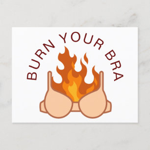 Bra Feminist Women's Rights Quote Briefkaart