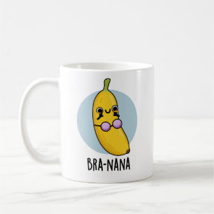 Bra-nana Funny Banana Bra Pun Koffiemok