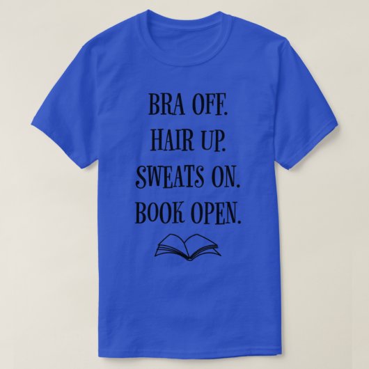 Bra Off Hair Up Sweat Sur Réserver Open Funny Book (Design devant)