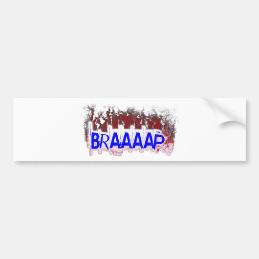 Braaaap Bumpersticker (Voorkant)