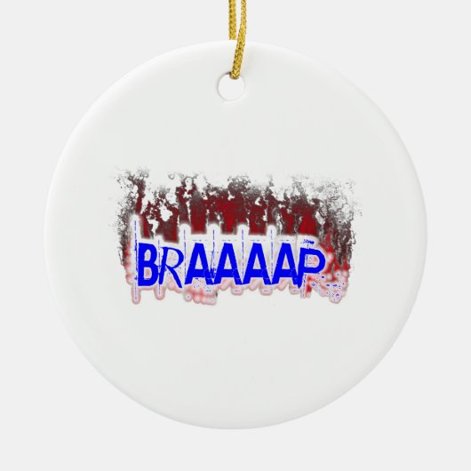Braaaap Keramisch Ornament (Voorkant)