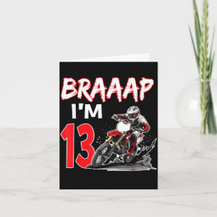 Braaap 13 jaar oude motocross dirt biker 13e verja kaart