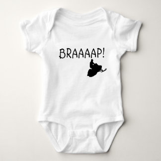 "BRAAAP!" Baby Snowmobile Romper