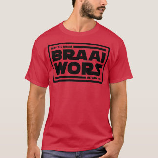 Braai Braai Wors Black T-shirt