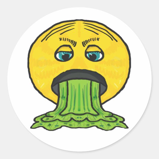 braaksel ronde sticker (Voorkant)