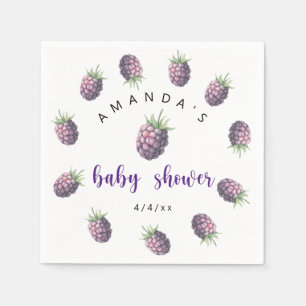 Braambessen - Baby shower Servet