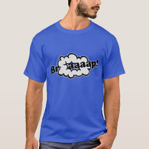 Braap. Rookring met 2-lijnen motoraangedreven vuil T-shirt