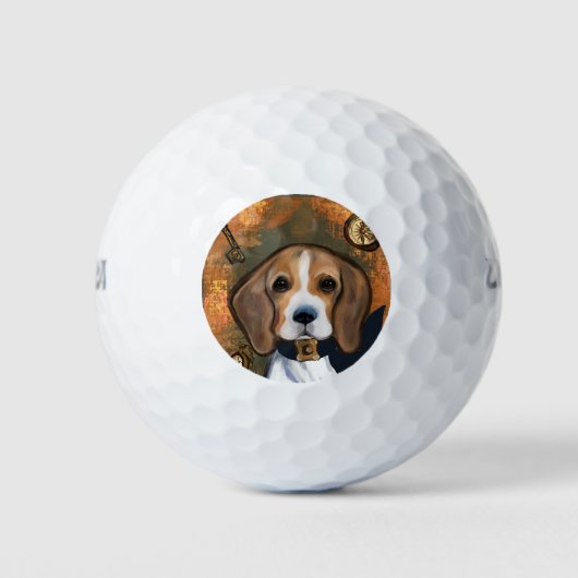 Brabanderse jachthond golfballen (Voorkant)