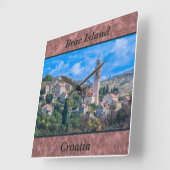Brac Island Croatie Horloge murale (Angle)
