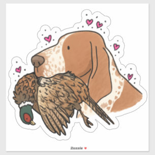 Bracco Italiano Jacht Auto Sticker