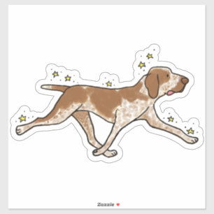 Bracco Italiano Jacht Auto Sticker