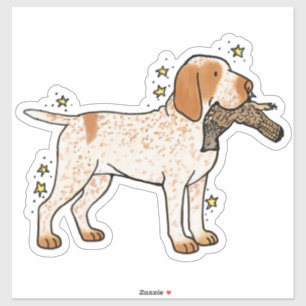 Bracco Italiano Jacht Auto Sticker