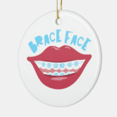 Brace Face Keramisch Ornament (Links)