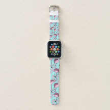 Bande de montre fabuleuse d'Apple de Flamant rose
