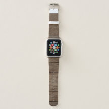 Bracelet Apple Watch en Bois Sombre