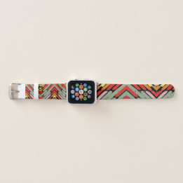 Bracelet Apple Watch Motif tribal sud-ouest artistique