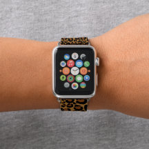 Tendance Leopard Personnalisé Apple Band