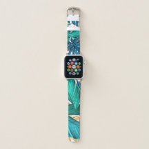 Tropical Print Apple Watch Band