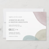 Bracelet aquarelle moderne | Invitation photo Mari (Devant)