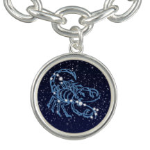 Scorpio Constellation et signe Zodiaque avec étoil