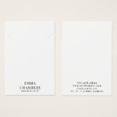 Bracelet Bracelet Carte de visite (Devant & derrière)