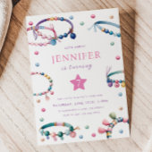 Bracelet d'amitié Invitation de fête d'anniversair