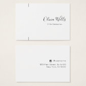 Bracelet de script signature ou carte d'affichage  (Devant & derrière)