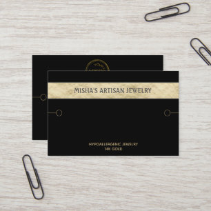 Bracelet Display Black Gold Carte de visite