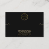 Bracelet Display Black Gold Carte de visite (Dos)