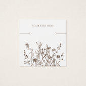 Bracelet Display Kaart ・ Earthy Floral (Voorkant)