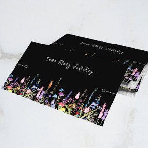 Bracelet Display Kaart ・ Kleurrijke wilde bloemen