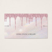 Bracelet Display Kaart ・ Penseelroze Glitter Drive (Voorkant)