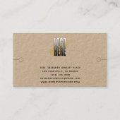Bracelet display met Logo Kraft Visitekaartje (Achterkant)