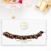 Bracelet geeft je Logo op wit Visitekaartje