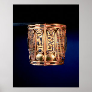 Bracelet met de cartouche Psusennes I Poster