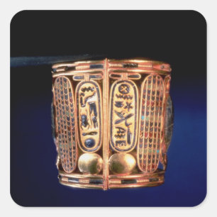Bracelet met de cartouche Psusennes I Vierkante Sticker