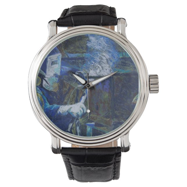 Bracelet Montre "Homme au travail" (devant)